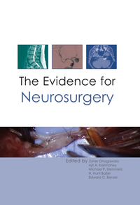 Cover image: The Evidence for Neurosurgery 1st edition 9781903378793
