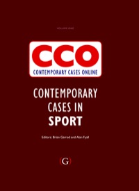 Omslagafbeelding: Contemporary Cases in Sport 1st edition 9781908999214