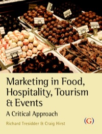 Imagen de portada: Marketing in Food, Hospitality, Tourism and Events 9781906884529