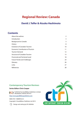 Cover image: Canada: a regional review 9781908999634