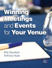 صورة الغلاف: Winning Meetings and Events for your Venue 1st edition 9781908999887