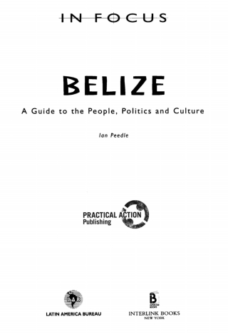 Imagen de portada: Belize In Focus 9781899365357