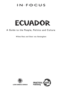 Imagen de portada: Ecuador In Focus 9781899365081