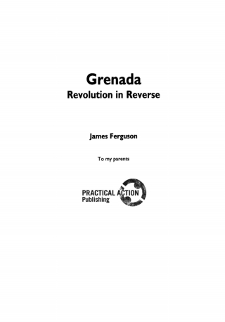 Imagen de portada: Grenada: Revolution In Reverse 9780906156483