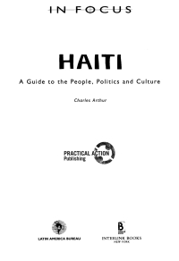 Cover image: Haiti In Focus 9781899365456