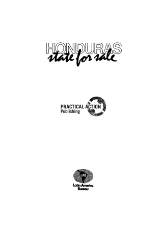 Imagen de portada: Honduras 9780906156230