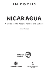 Imagen de portada: Nicaragua In Focus 9781899365364