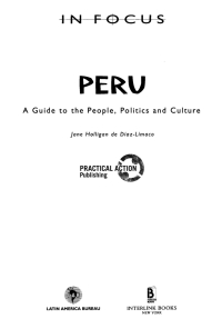 Imagen de portada: Peru In Focus 9781899365173