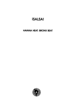 Imagen de portada: ¡Salsa! 9780906156988