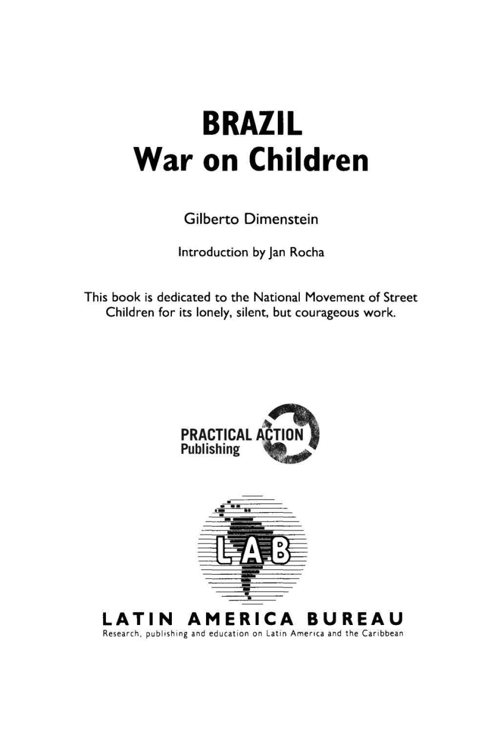 Brazil: War on Children 2nd Edition