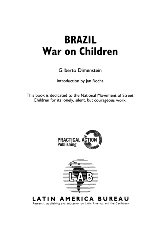 صورة الغلاف: Brazil: War on Children 2nd edition 9780906156629