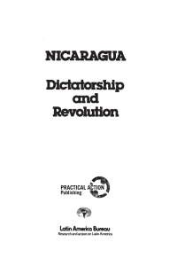 表紙画像: Nicaragua 9780906156063