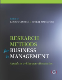 Imagen de portada: Research Methods for Business and Management 1st edition 9781910158128