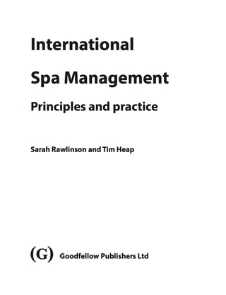 Cover image: International Spa Management 9781910158708