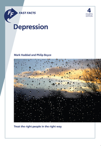 Cover image: Fast Facts: Depression 4th edition 9781910797525