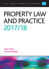 Cover image: Property Law and Practice 2017/18 1st edition 9781911269830