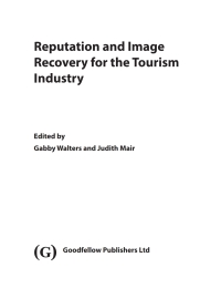 Imagen de portada: Reputation and Image Recovery for the Tourism Industry 1st edition 9781911396680