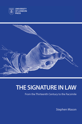 Cover image: The Signature in Law 9781911507338