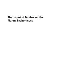 Imagen de portada: The Impact of Tourism on the Marine Environment 9781911635581