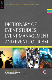 Titelbild: Dictionary of Event Studies, Event Management and Event Tourism 9781911635796