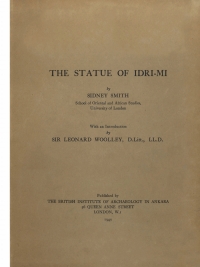 Cover image: The Statue of Idri-mi 9781912090846