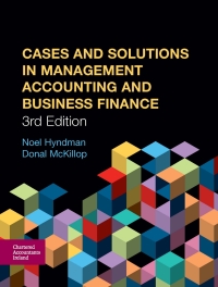 Cover image: Cases and Solutions in Management Accounting and Business Finance 3rd edition 9781908199492
