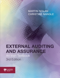 Omslagafbeelding: External Auditing and Assurance: An Irish Textbook 3rd edition 9781912350032