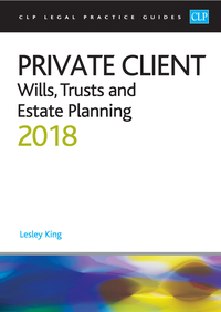 Cover image: Private Client: 2018 1st edition 9781912363186