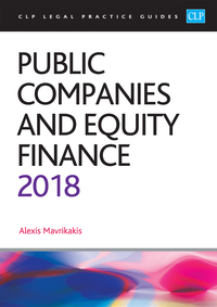 Cover image: Public Companies and Equity Finance 2018 1st edition 9781912363193