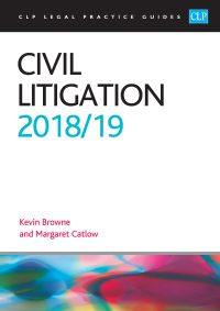 Cover image: Civil Litigation 2018/2019 1st edition 9781912363452
