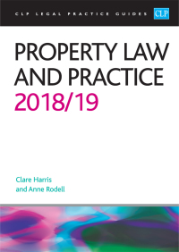 Cover image: Property Law and Practice 2018/2019 1st edition 9781912363483