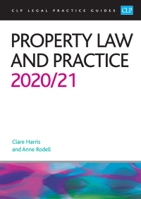 Cover image: Property Law and Practice 2020/2021 20th edition 9781913226626