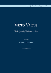 Cover image: Varro varius 9781913701000