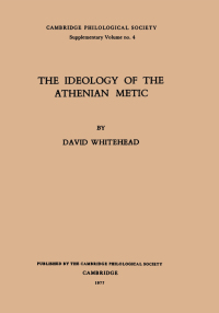 Imagen de portada: The Ideology of the Athenian Metic 9781913701109