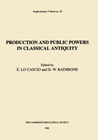 Immagine di copertina: Production and Public Powers in Classical Antiquity 9781913701321