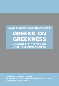 صورة الغلاف: Greeks on Greekness 9781913701352
