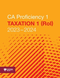 Titelbild: Taxation 1 (RoI) 2023–2024 9781913975548