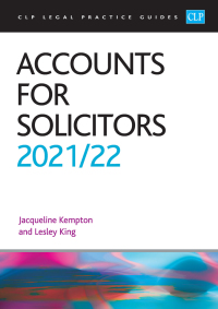 Cover image: Accounts for Solicitors 2020/2021 20th edition 9781914202056