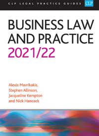 Omslagafbeelding: Business Law and Practice 2020/2021 20th edition 9781914202063