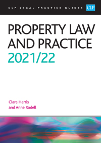 Cover image: Property Law and Practice 2020/2021 20th edition 9781914202100