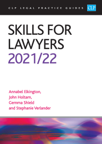 Cover image: Skills for Lawyers 2020/2021 20th edition 9781914202117