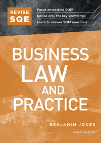 Cover image: Revise SQE Business Law and Practice 1st edition 9781914213144