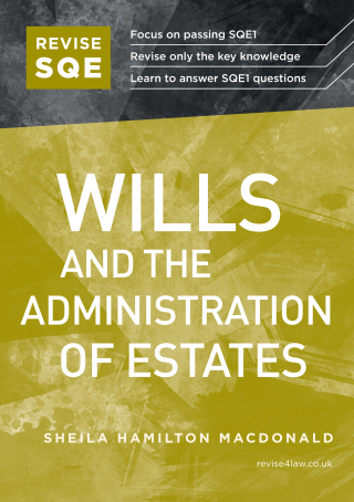 Immagine di copertina: Revise SQE Wills and the Administration of Estates 1st edition 9781914213199