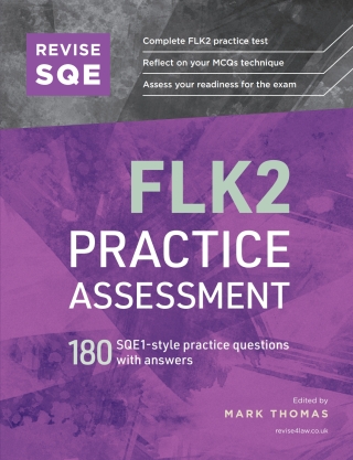 Cover image: Revise SQE FLK2 Practice Assessment 1st edition 9781914213472
