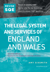Cover image: Revise SQE The Legal System and Services of England and Wales 2nd edition 9781914213564