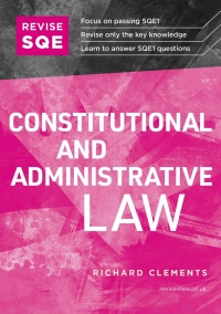 Titelbild: Revise SQE Constitutional and Administrative Law 2nd edition 9781914213595