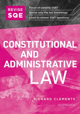 Imagen de portada: Revise SQE Constitutional and Administrative Law 2025/26 2nd edition 9781914213595