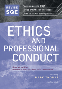 Omslagafbeelding: Revise SQE Ethics and Professional Conduct 2nd edition 9781914213717
