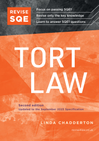 Cover image: Revise SQE Tort Law 2nd edition 9781914213830
