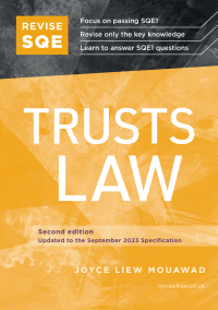 Cover image: Revise SQE Trusts Law 2nd edition 9781914213861